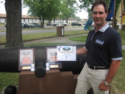 Dave Lange with his 2010 National Service Pistol Awards